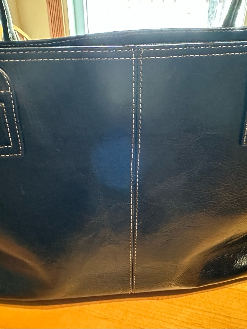 Fossil Black Leather Workbag - Picture 2 of 12